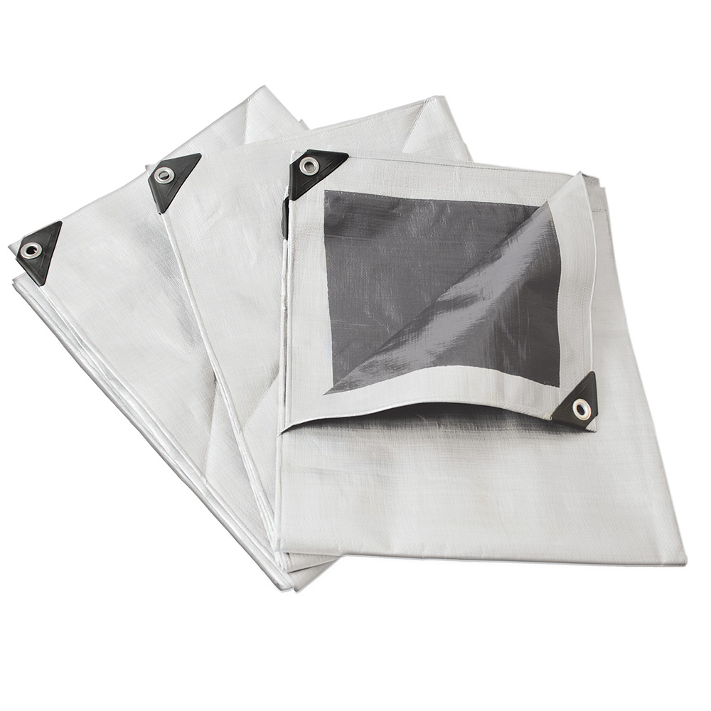 Lona reforzada color blanco 5 x 6 m, Surtek