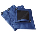 Lona reforzada color azul 6 x 12 m, Surtek