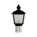 Lámpara decorativa de noche, farol negro 127 V, Foy