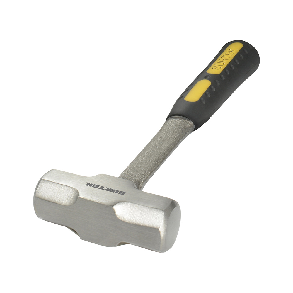 Marro octagonal forjado en una pieza con mango Rubber grip de 9", 4 lb, Surtek