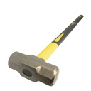 Marro octagonal cabeza forjada con mango largo de fibra de vidrio de 36", 6 lb, Surtek