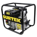 Motobomba a gasolina con diámetro de succión y descarga de 2x2", 5.5 HP, Surtek