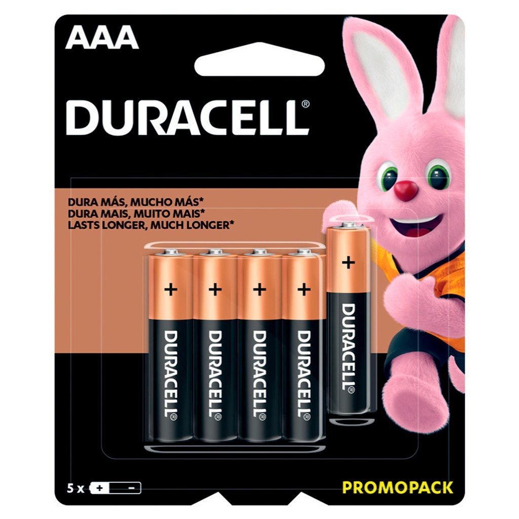 Pila alcalina Duracell® "AA", 5 piezas, Surtek