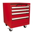 Gabinete móvil 4 gavetas 23" serie MP, Urrea
