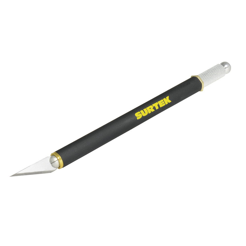 Exacto de metal con recubrimiento grip de 6", Surtek
