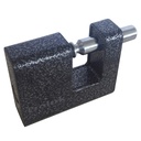 Candado de hierro para cortina 70 mm, negro, llave estándar, Prolok