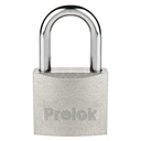 Candado de acero largo 38 mm, llave estándar, Prolok