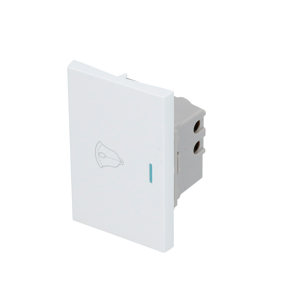 Switch para timbre, línea Premium, color blanco, Surtek
