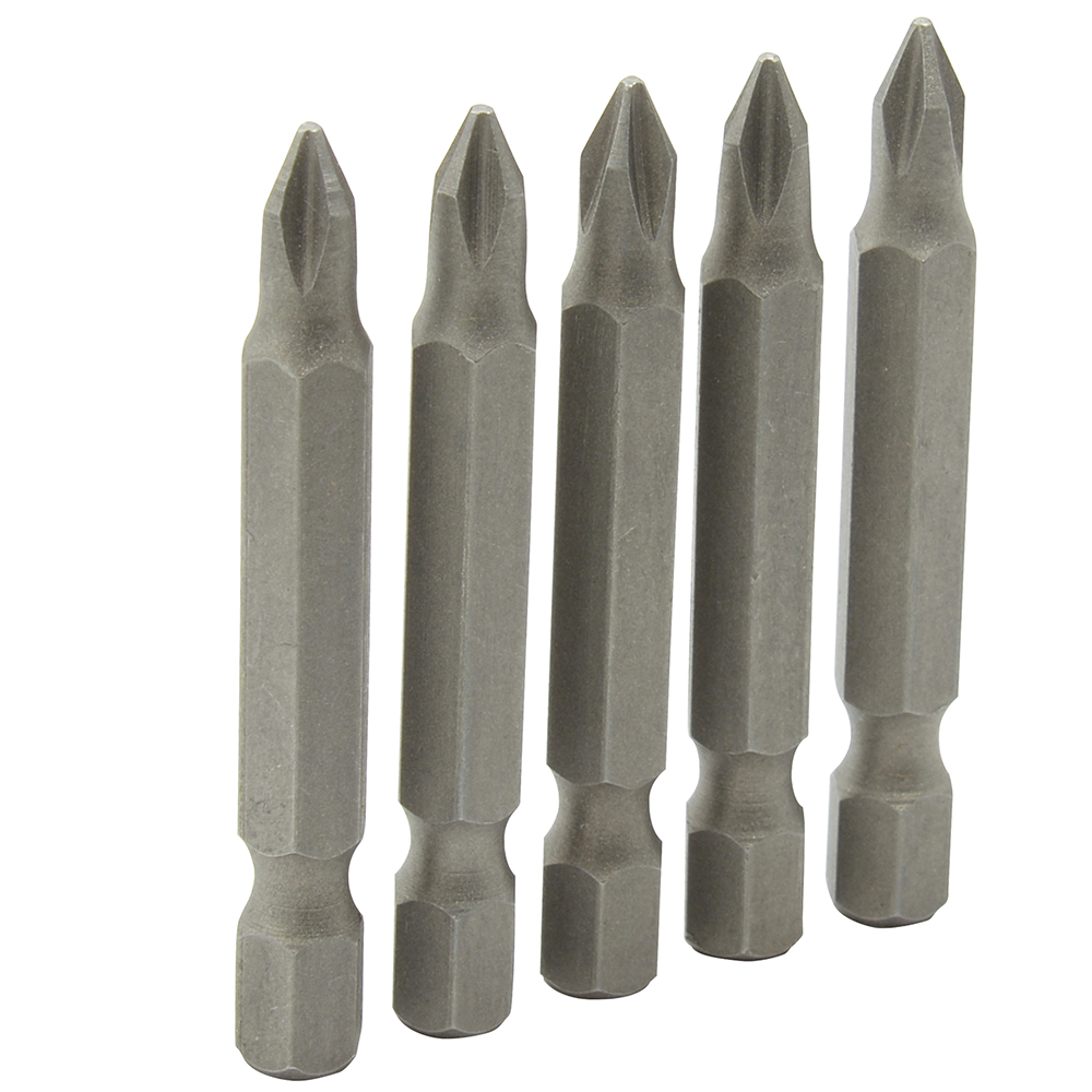 Punta Phillips para destornillador hexágono de 1/4", #1 x 2", Surtek
