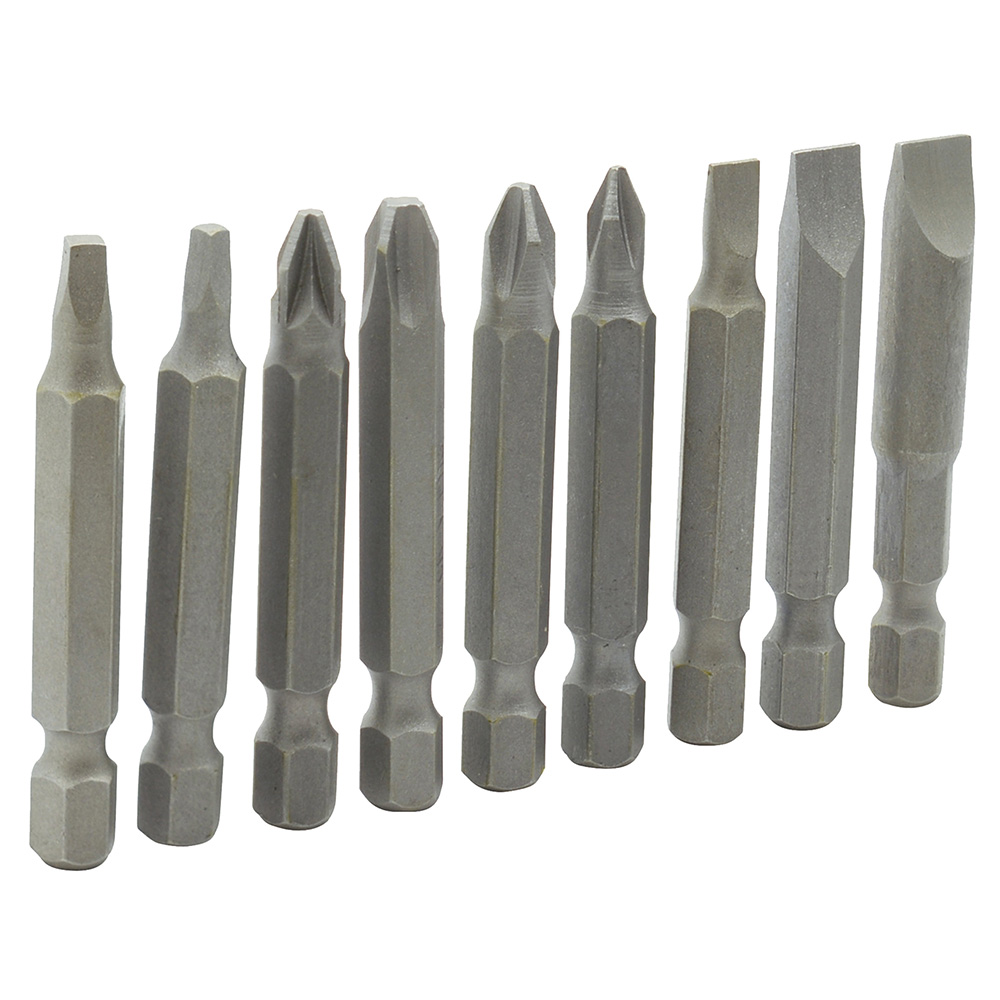 Juego combinado de puntas hexágono de 1/4", 9 piezas, Surtek