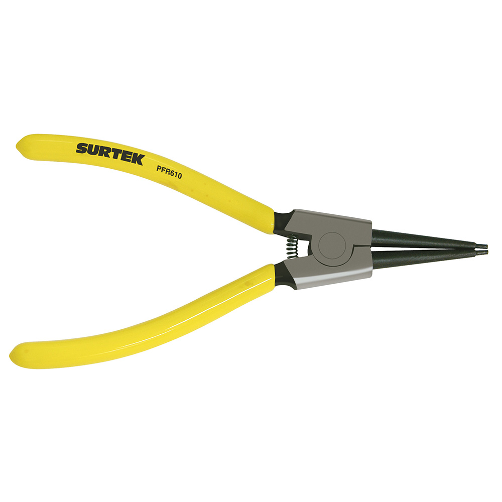 Pinza con mango para anillos de retención fijas tipo externo 1.8 mm ángulo de 0°, Surtek