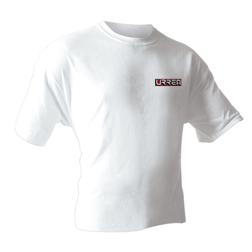 Playera cuello redondo color blanco talla CH, Urrea
