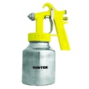 Pistola para pintar baja presión capacidad 1000 ml 50 PSI, con vaso reforzado, Surtek