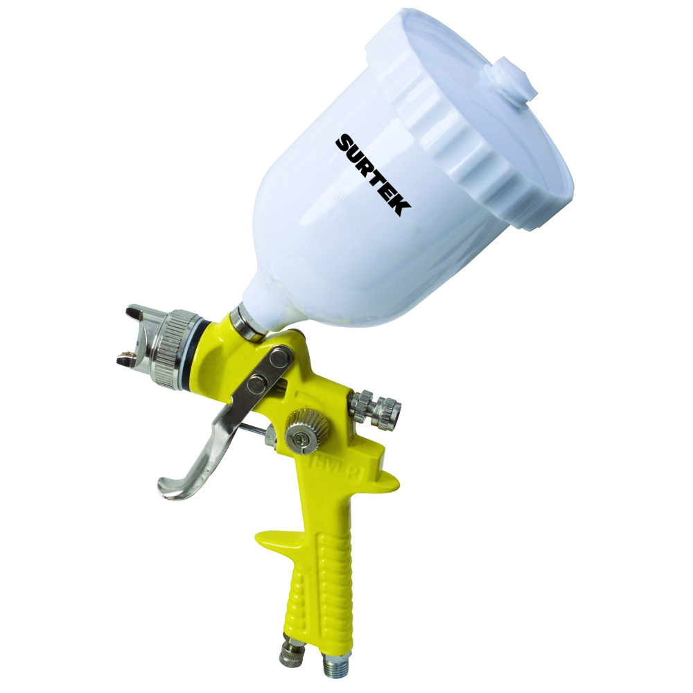 Pistola para pintar terminados capacidad 600 ml, 50 PSI, Surtek