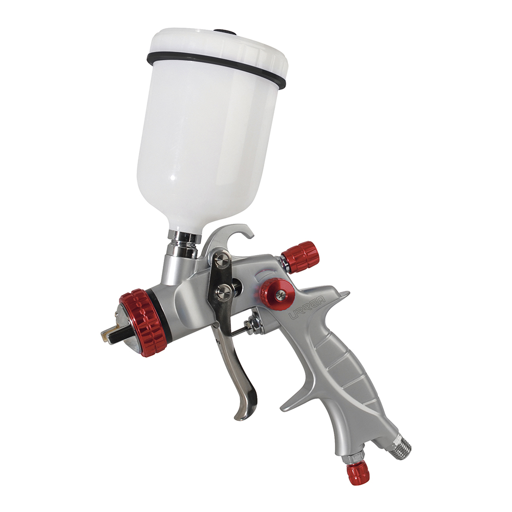 Pistola para pintar de gravedad 100 ml 1.0 mm, Urrea