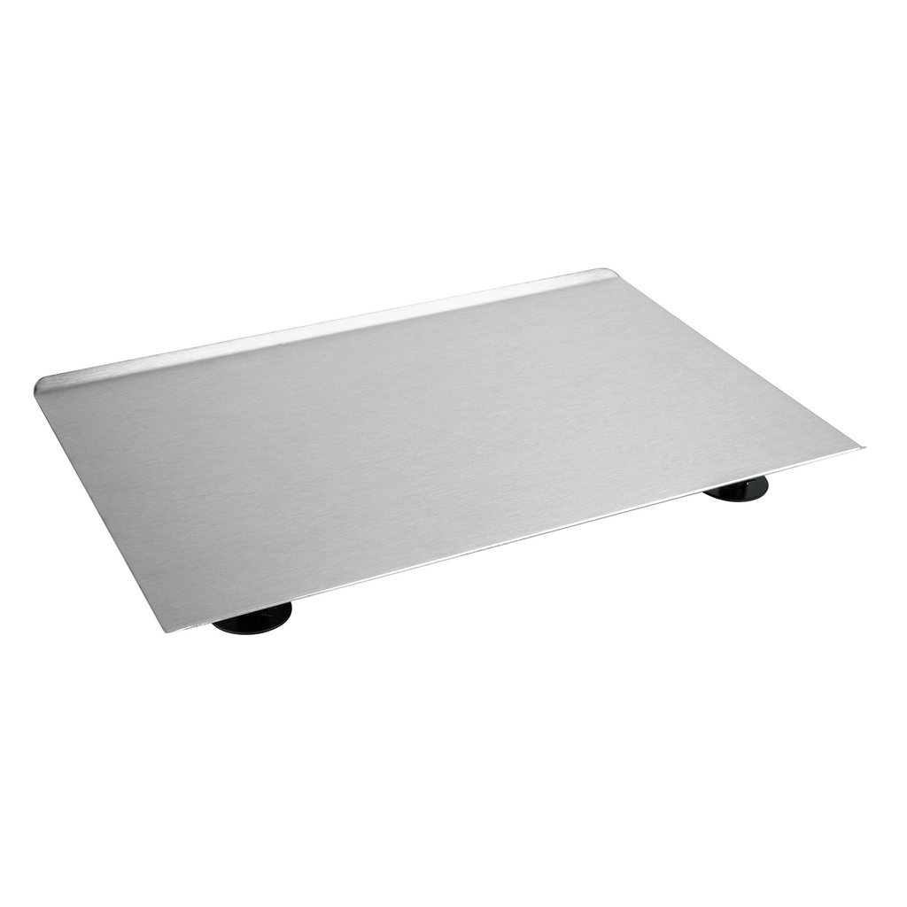 101320 / Charola de acero inoxidable para báscula electrónica, Truper