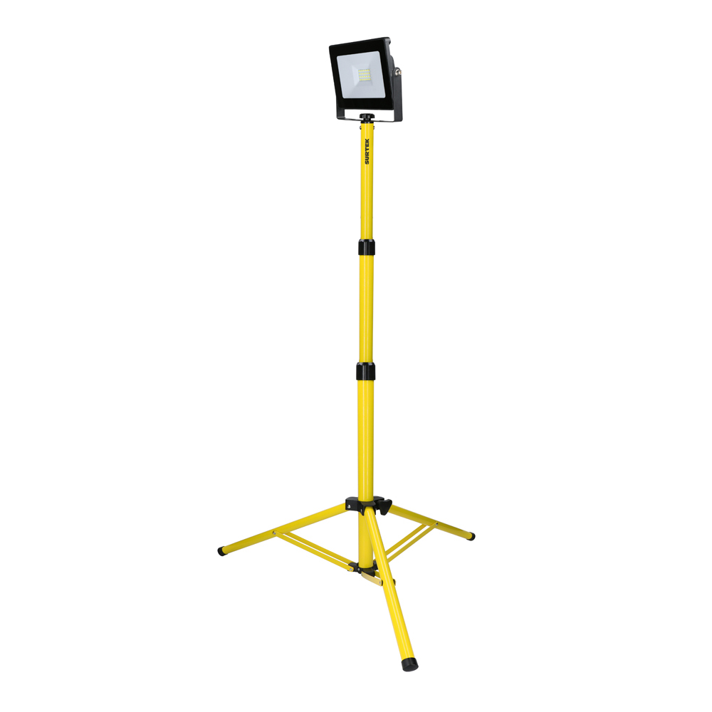 Reflector de LED delgado con soporte telescópico 20 W 1,900 lm, Surtek