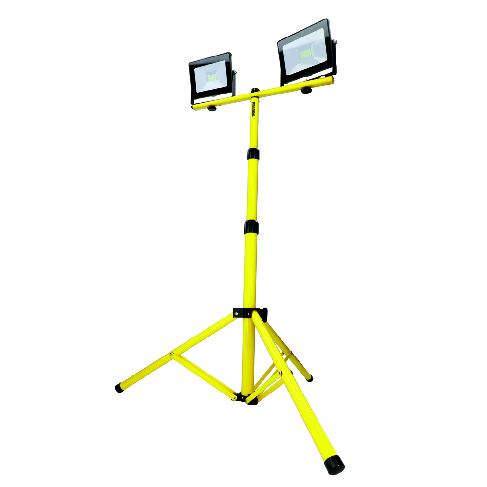 Reflector de LED delgado con doble soporte telescópico 2 x 20 W 2 x 1,900 lm, Surtek