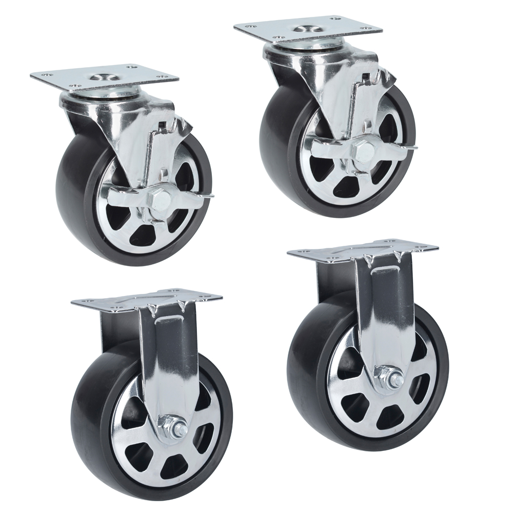 Juego de 4 ruedas de 5" para gabinetes serie X, Urrea