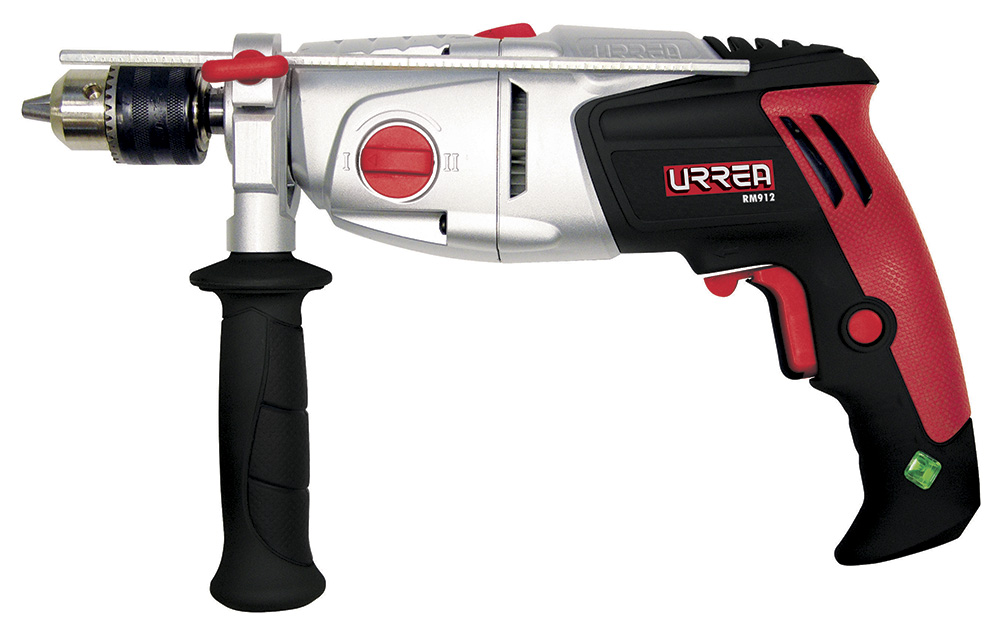 Rotomartillo 1/2" 900 W 120 V, 2 velocidades 1080 y 3000 RPM, Urrea