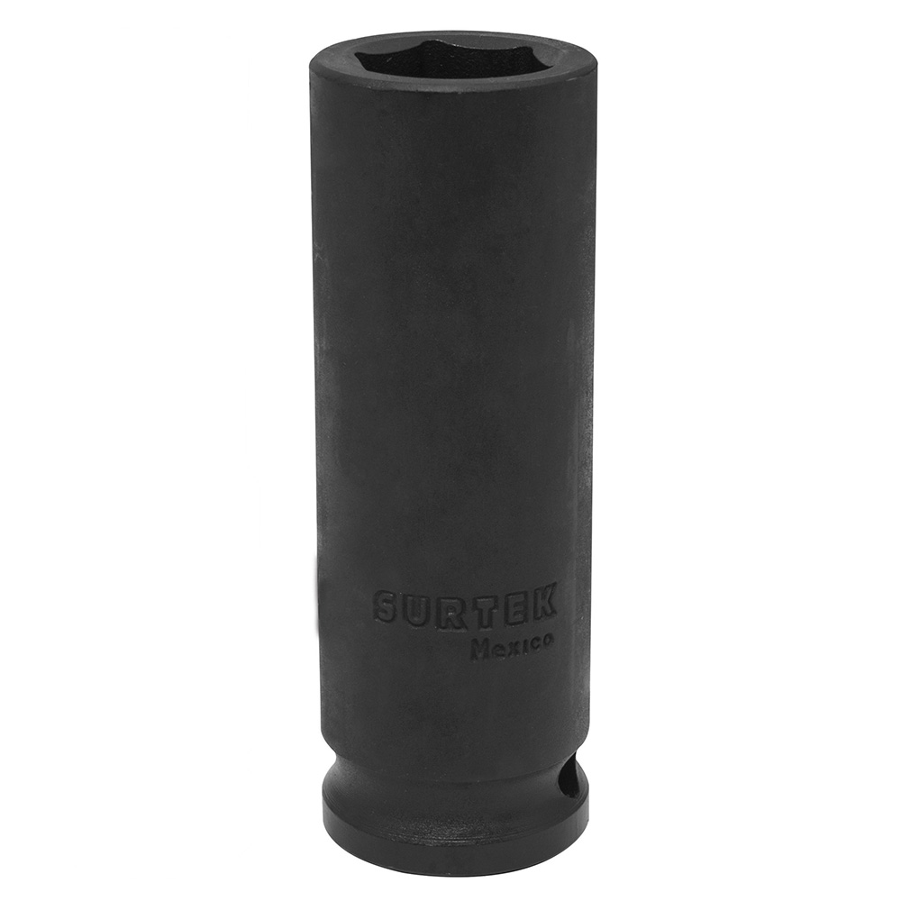 Dado de impacto largo en pulgadas cuadro de 1/2", 6 puntas, 15/16", Surtek