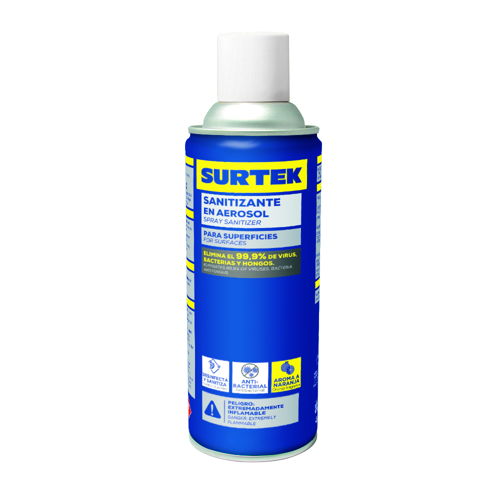 Sanitizante en aerosol 420 ml, Surtek