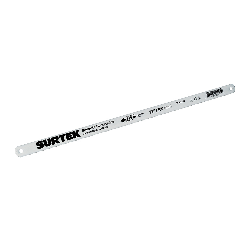 Segueta bimetálica 12", 18 DPP, Surtek