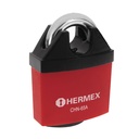 43341 / Candado de hierro 65 mm gancho protegido, llave anti-ganzúa, Hermex