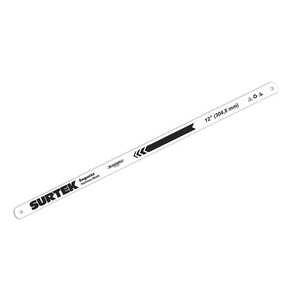 Segueta bimetálica en blíster 12", 24 DPP, 2 piezas, Surtek