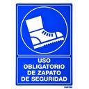 Señal "Uso obligatorio de zapato de seguridad", Surtek
