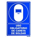 Señal "Uso obligatorio de careta de soldar", Surtek