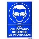 Señal "Uso obligatorio de lentes de protección", Surtek