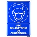 Señal "Uso obligatorio de cubre bocas", Surtek