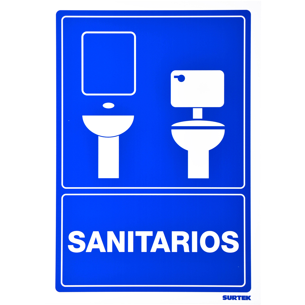 Señal "Sanitarios", Surtek