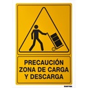 Señal "Precaución zona de carga y descarga", Surtek