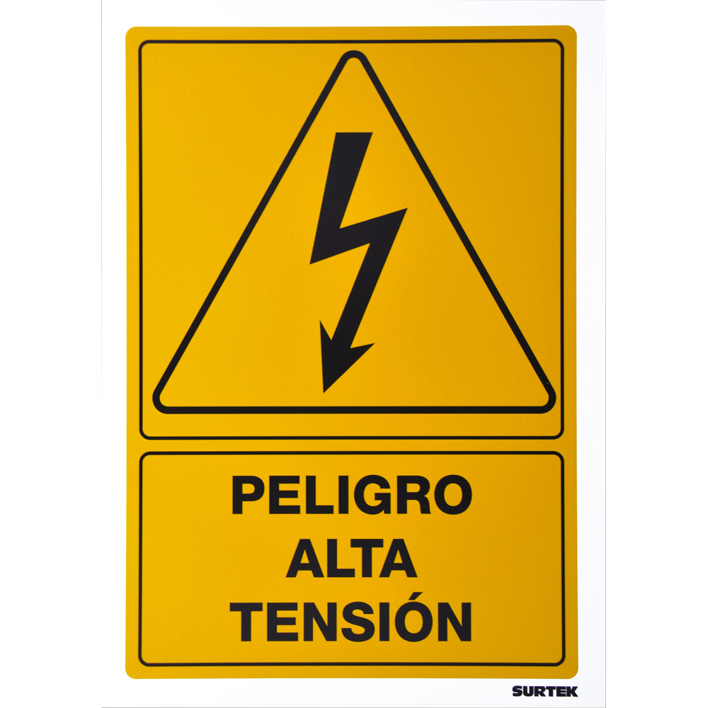 Señal "Peligro alta tensión", Surtek