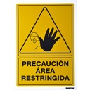Señal "Precaución área restringida", Surtek