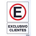 Señal "Exclusivo clientes", Surtek
