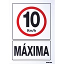 Señal "10 km/h máxima", Surtek