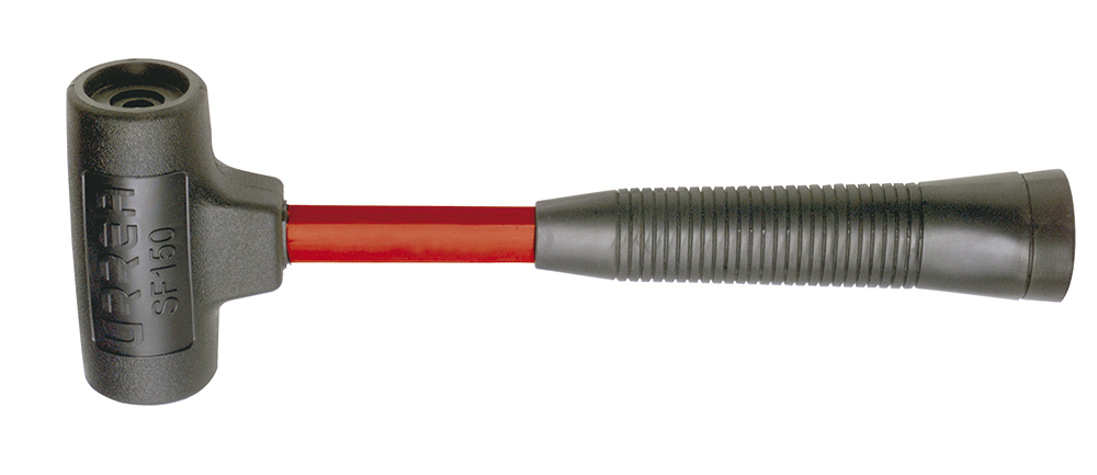 Juego de mazo de golpe seco con mango Rubber grip tapas intercambiables 16 oz, 9 piezas, Urrea
