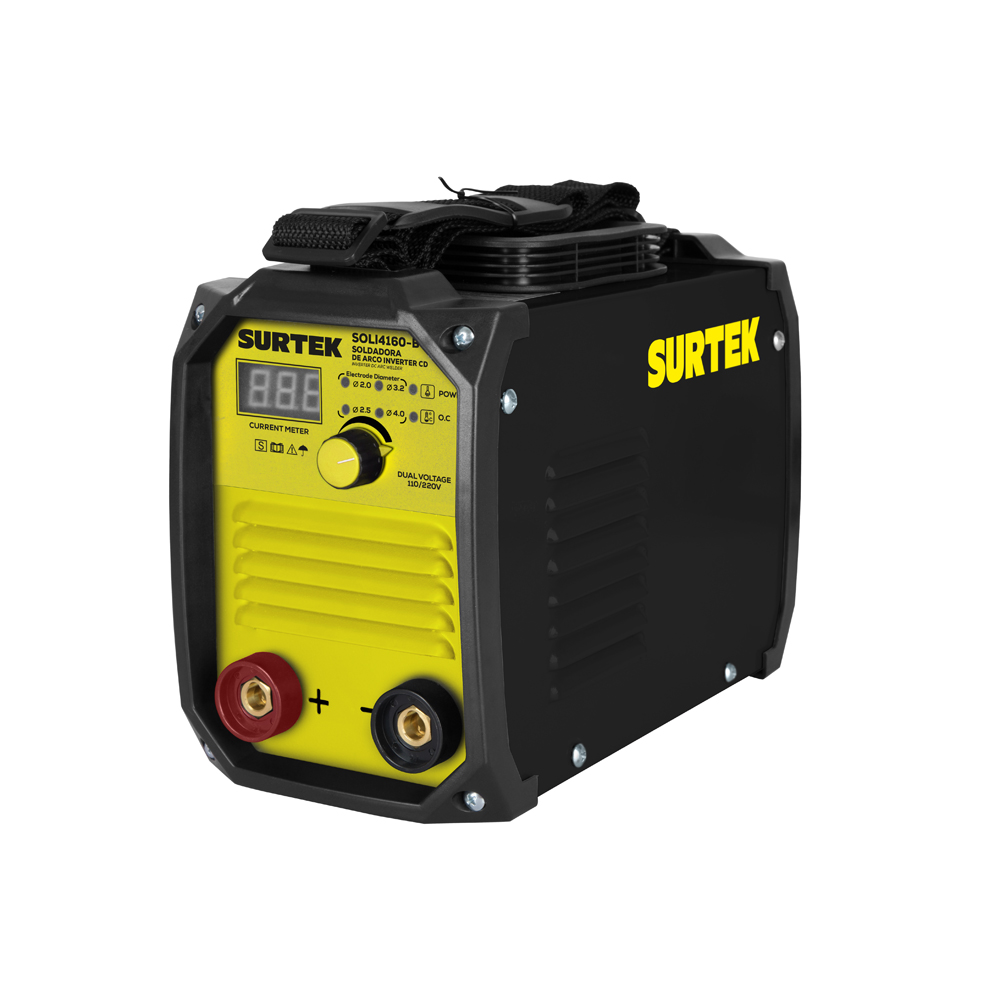 Soldadora inverter para electrodos bi voltaje 110-220 V 160 A, Surtek