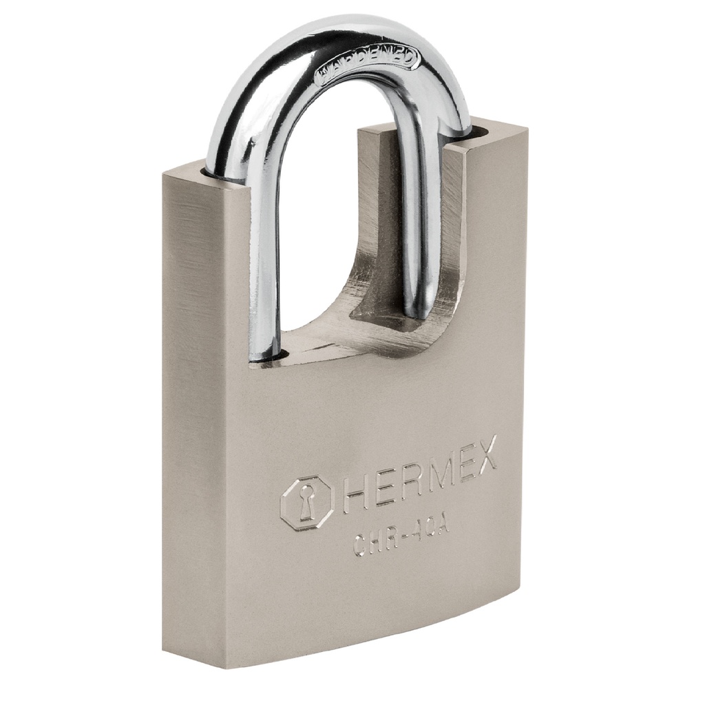 43312 / Candado de hierro 40 mm con coraza, llave anti-ganzúa, Hermex