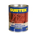 Esmalte anticorrosivo para metal 1 Lt color rojo óxido, Surtek