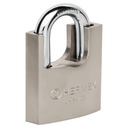 43003 / Candado de hierro 70 mm con coraza, llave anti-ganzúa, Hermex