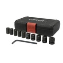 Juego para remover e instalar pernos en pulgadas, 10 piezas, Urrea