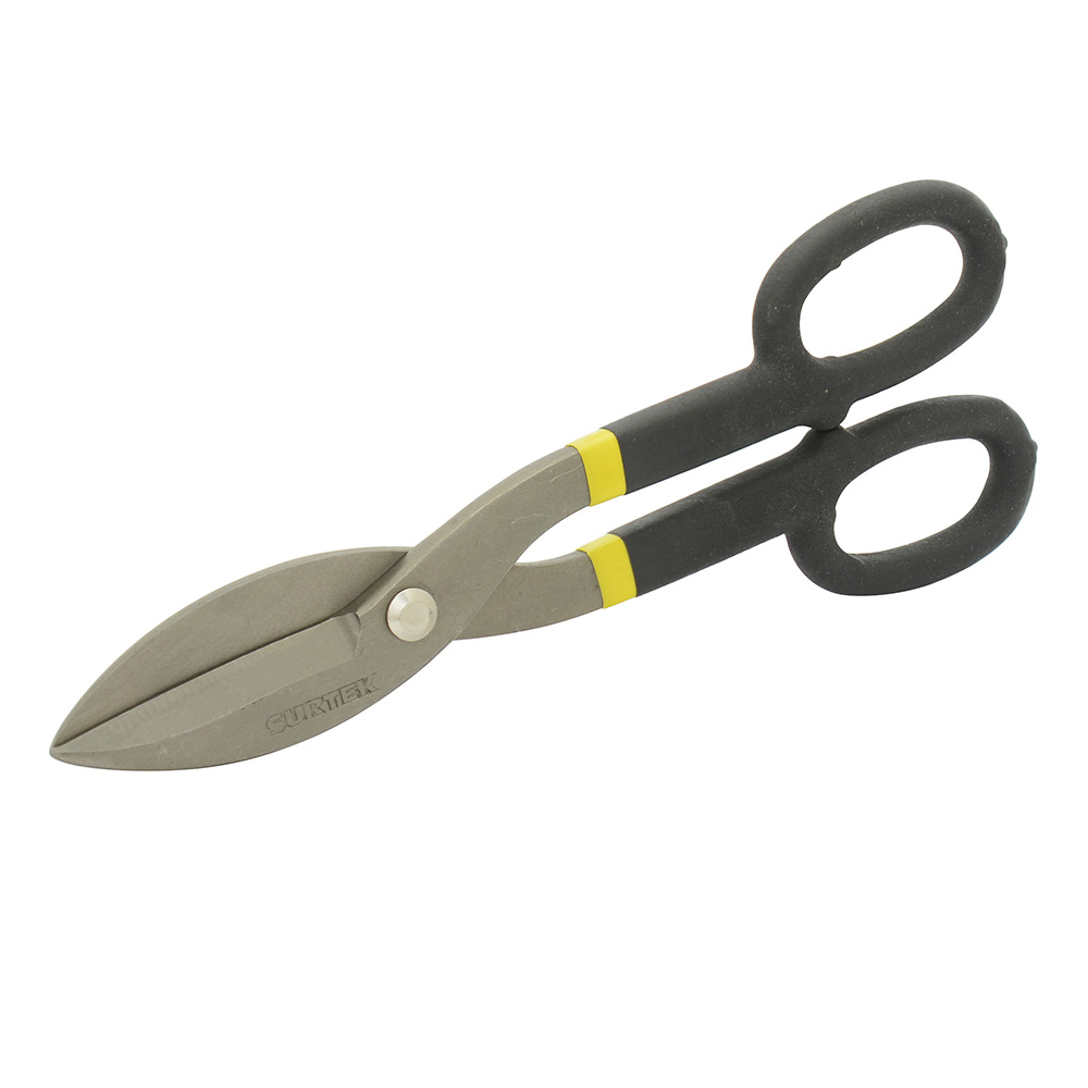 Tijeras para hojalatero 10" con mango rubber grip, Surtek