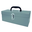 Caja portaherramientas metálica gris 14" x 6" x 6", Surtek