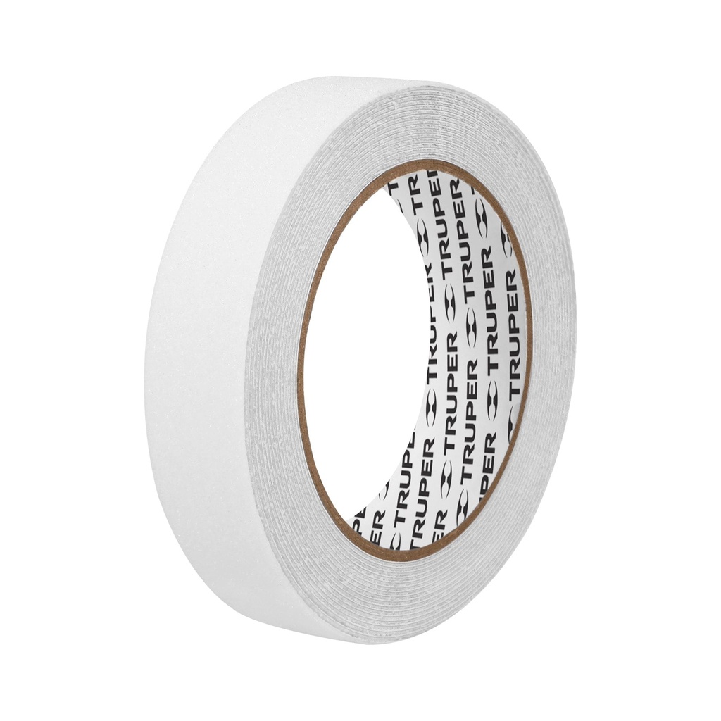 12543 / Rollo de 5m de cinta antiderrapante blanca 25mm con abrasivo, Truper