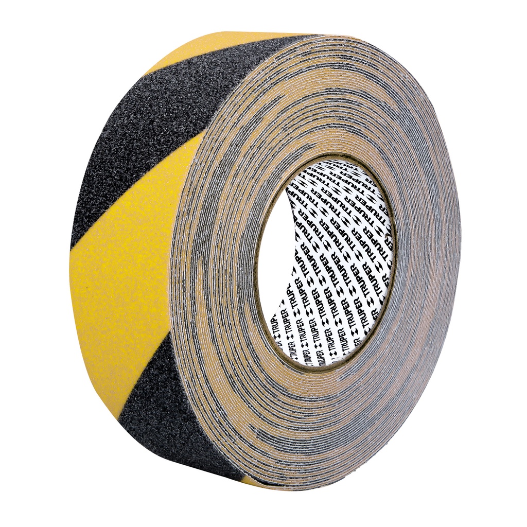 101449 / Rollo 18 m de cinta antiderrapante ama/negra 50mm c/abrasivo, Truper