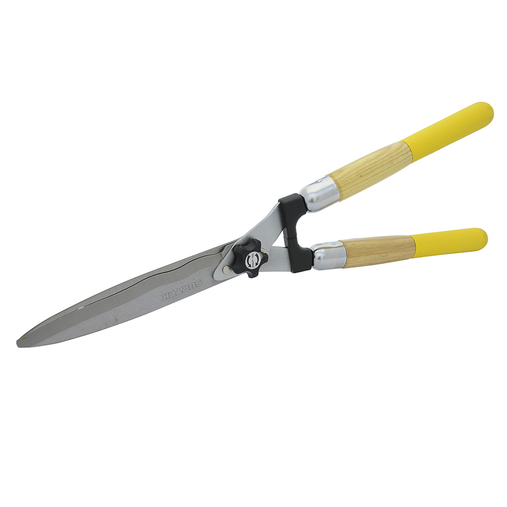 Tijeras para poda a dos manos 12" ondulada con mango cushion grip, Surtek